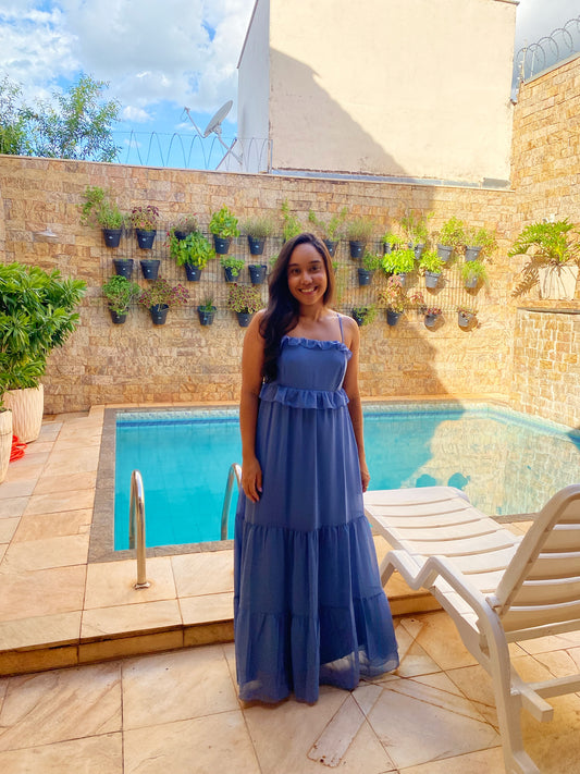 Vestido Midi Chiffon