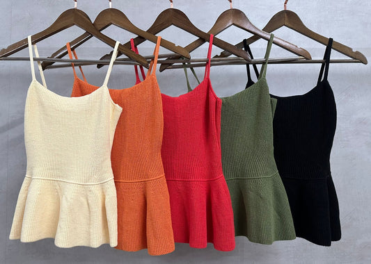 Tricô Alcinha Peplum