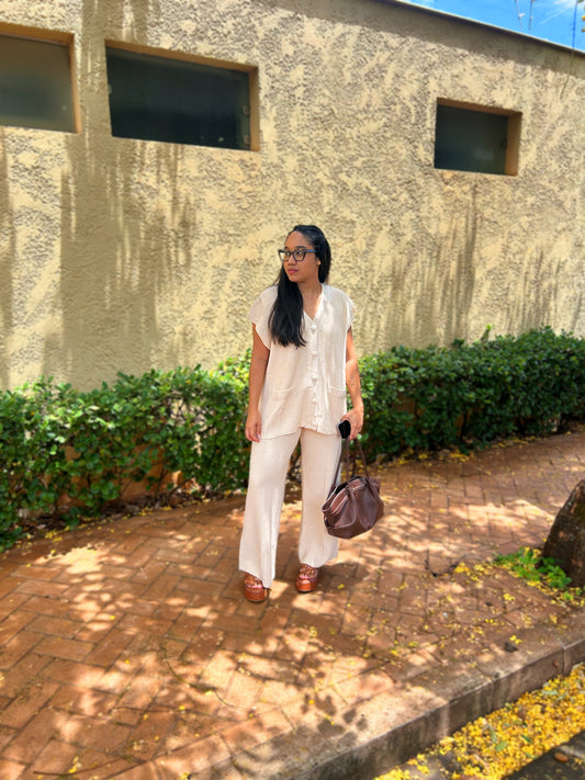 Conjunto Colete Tricô