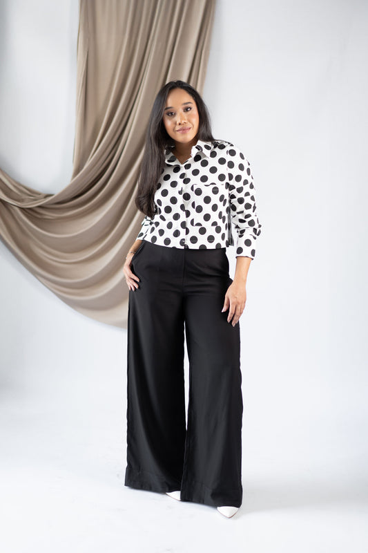 Pantalona Viscose Preto