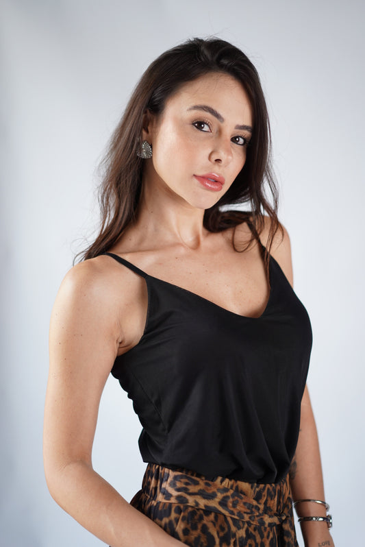 Blusa Tule Forrada