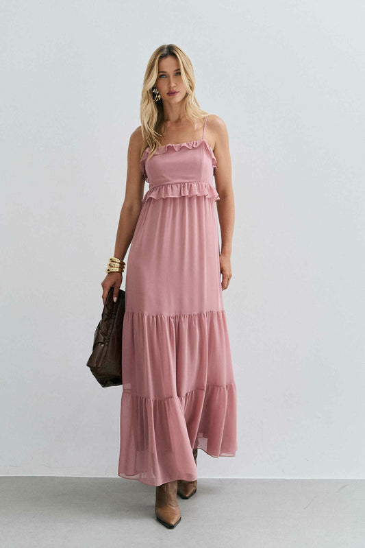 Vestido Midi Chiffon
