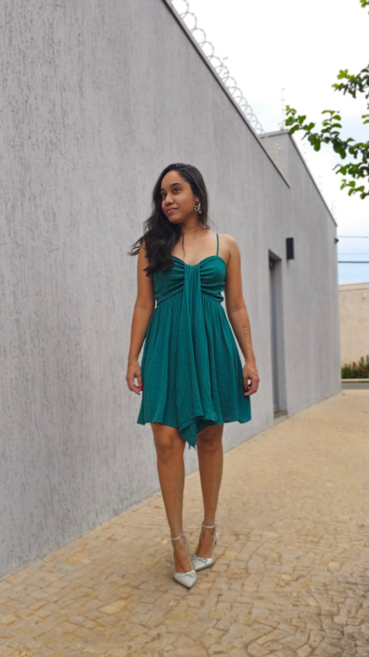 Vestido Curto Verde