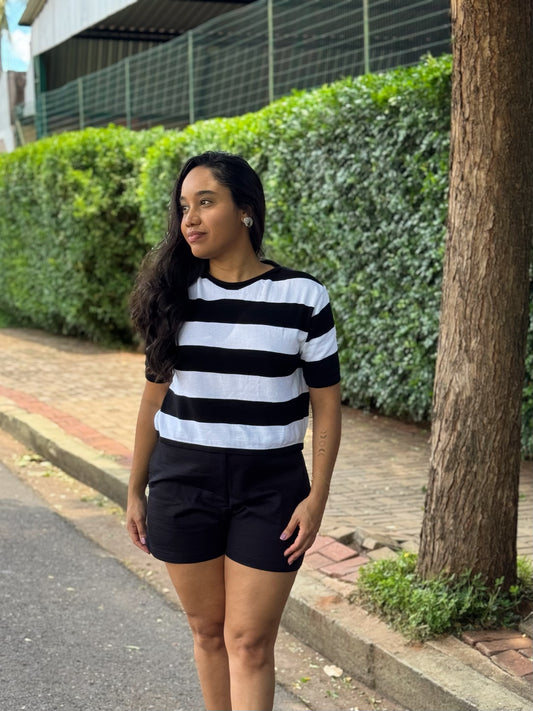 Blusa Listras de Tricô
