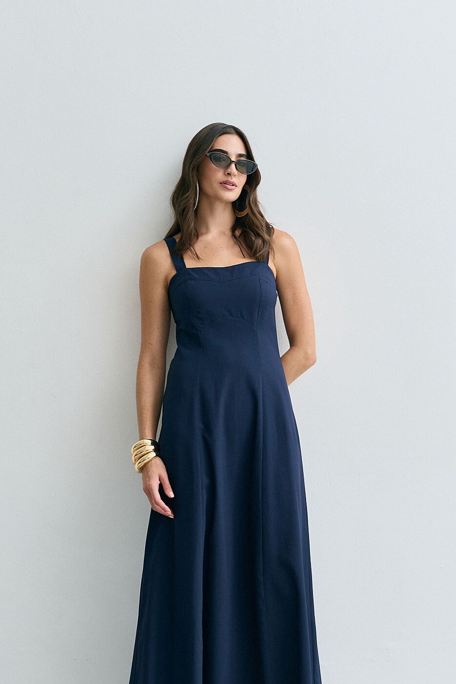 Vestido Midi Marinho