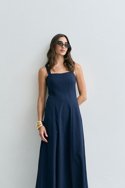 Vestido Midi Marinho